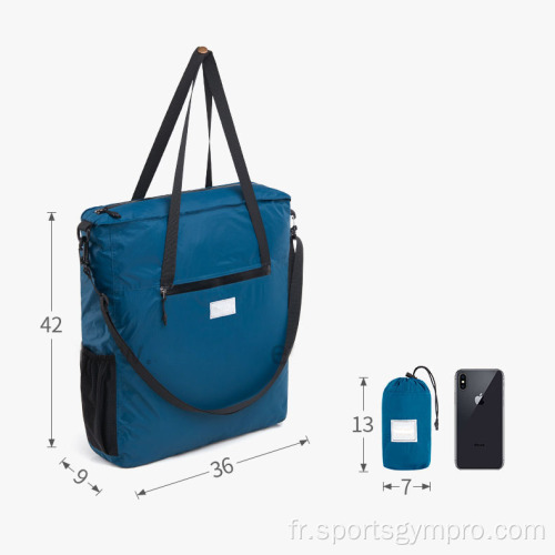 Sac fourre-tout pliable en nylon